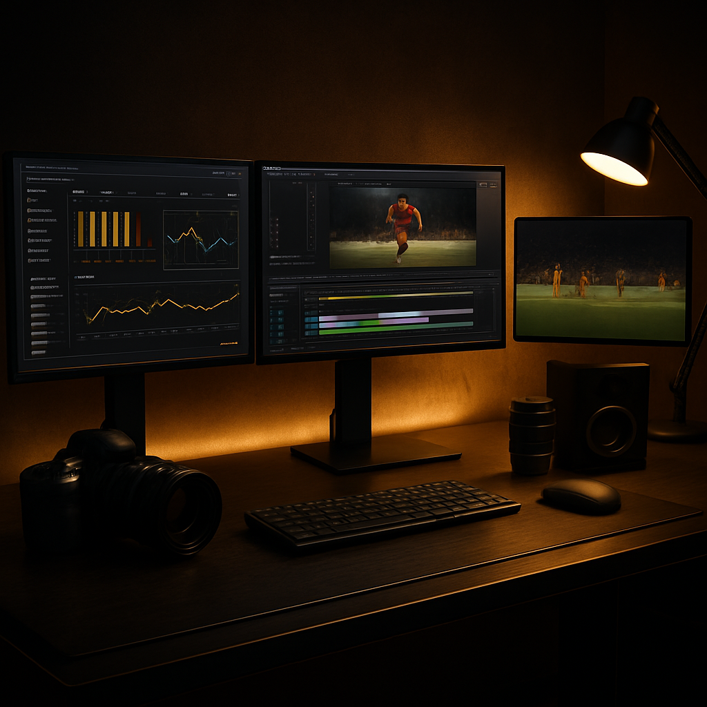 Setup profissional de criador de conteúdo